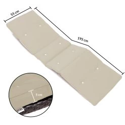 Sonnenliege Tami Sun Inkl. Auflage Creme -Garten & Außenbereich 0021daa040d6534fcb598f5ce5f4aa43 de 101080d 5