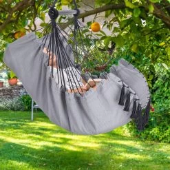 Hängesessel Hellgrau 170x100x150cm -Garten & Außenbereich 013be40dc8868d06fff818b17681193e de 109251d 10 1