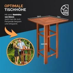 Stehtisch Akazienholz 75x75x110cm 24 Stehtisch Akazienholz 75x75x110cm -Garten & Außenbereich 0568d089b9723ee16e0f24c0c5944dbd 04 103757 on dts web low de 1