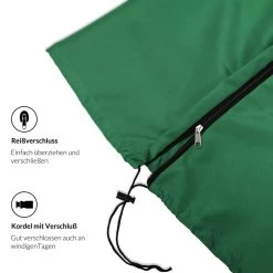 Abdeckung Ampelschirm Sonnenschirm Grün 3,5m 16 Abdeckung Ampelschirm Sonnenschirm Grün 3,5m -Garten & Außenbereich 064712ebc785a4fcbb292a6b7d292046 de 102713d 6 1