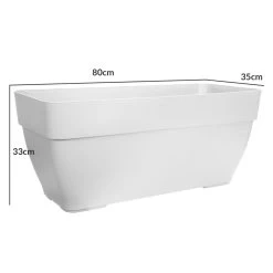 Elho Blumentopf Weiß 80x33x35cm 63L -Garten & Außenbereich 098837121a37feb6f1de83ad99a3c35c de 193675d 1 1