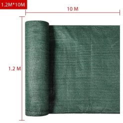 Balkonsichtschutz Dunkelgrün 1,2x10m