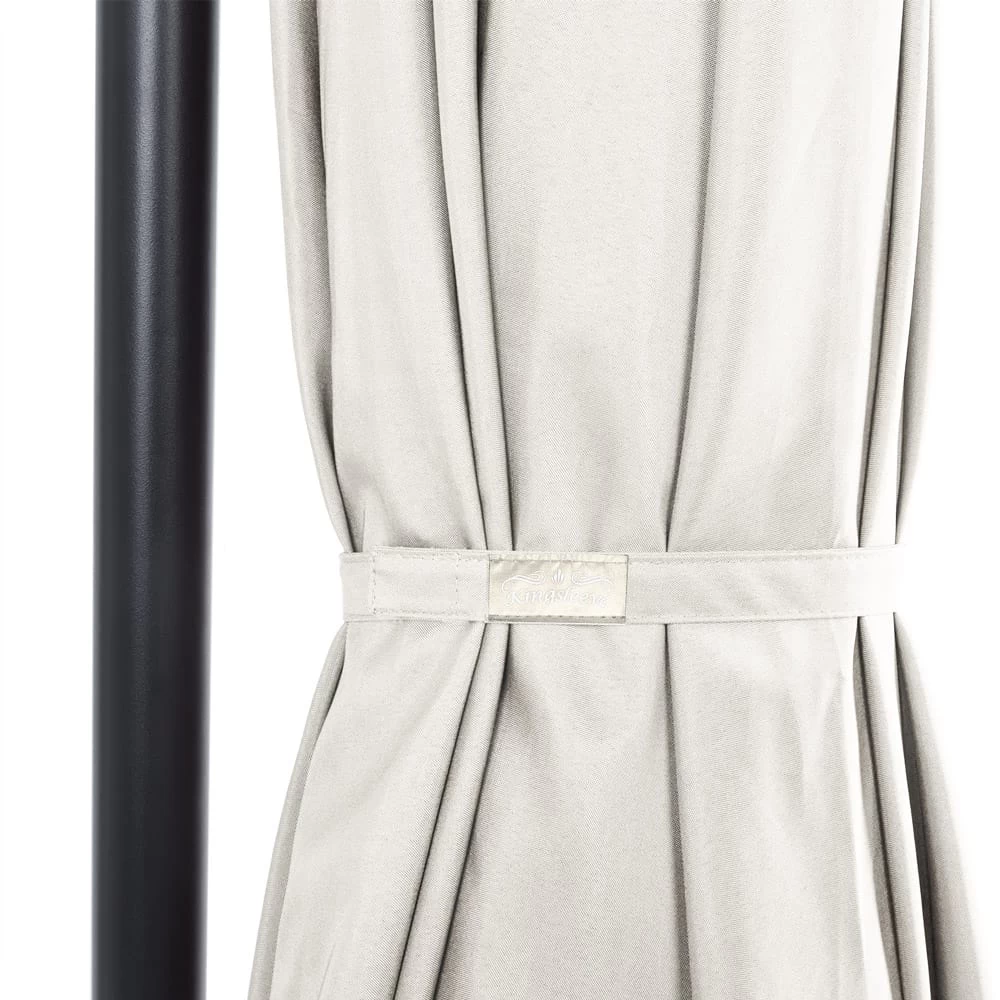 Ampelschirm Creme Alu Ø330cm UV-Schutz 50+ + Abdeckung 4 Ampelschirm Creme Alu Ø330cm UV-Schutz 50+ + Abdeckung – Bild 4