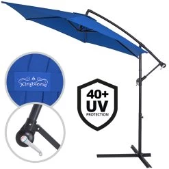 Ampelschirm Blau Alu Ø330cm UV-Schutz 50+ -Garten & Außenbereich 108de01774b095fa9908d88ae58f1b9a de 104084g 3
