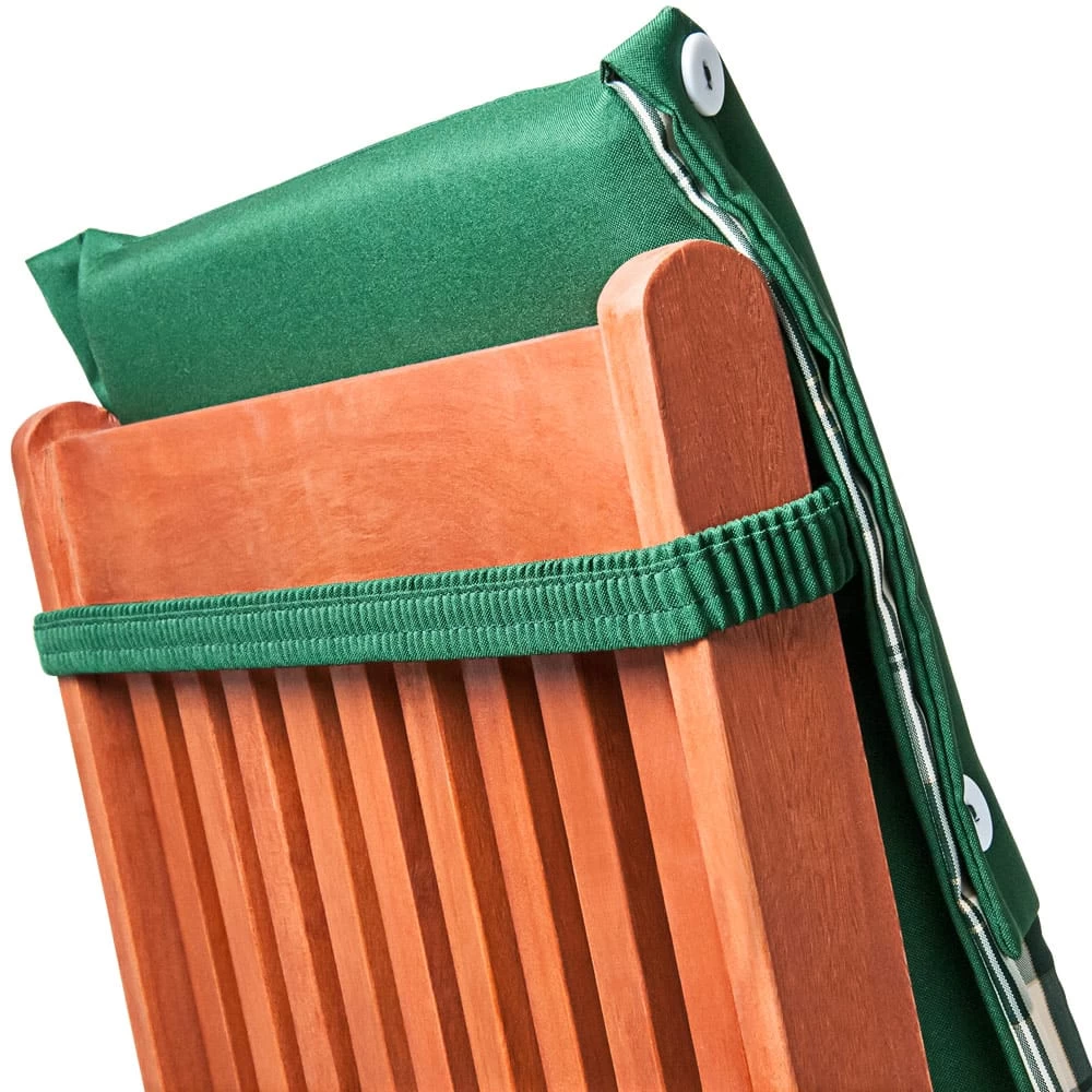 Auflage 6er-Set Vanamo Grün/Weiß Kariert 120x45x5cm 2 Auflage 6er-Set Vanamo Grün/Weiß Kariert 120x45x5cm – Bild 2