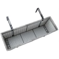 Polyrattan Blumenkasten 2er-Set Grau 12 Polyrattan Blumenkasten 2er-Set Grau -Garten & Außenbereich 1291af70df655a477cc72764b5fa121a de 108646d 3