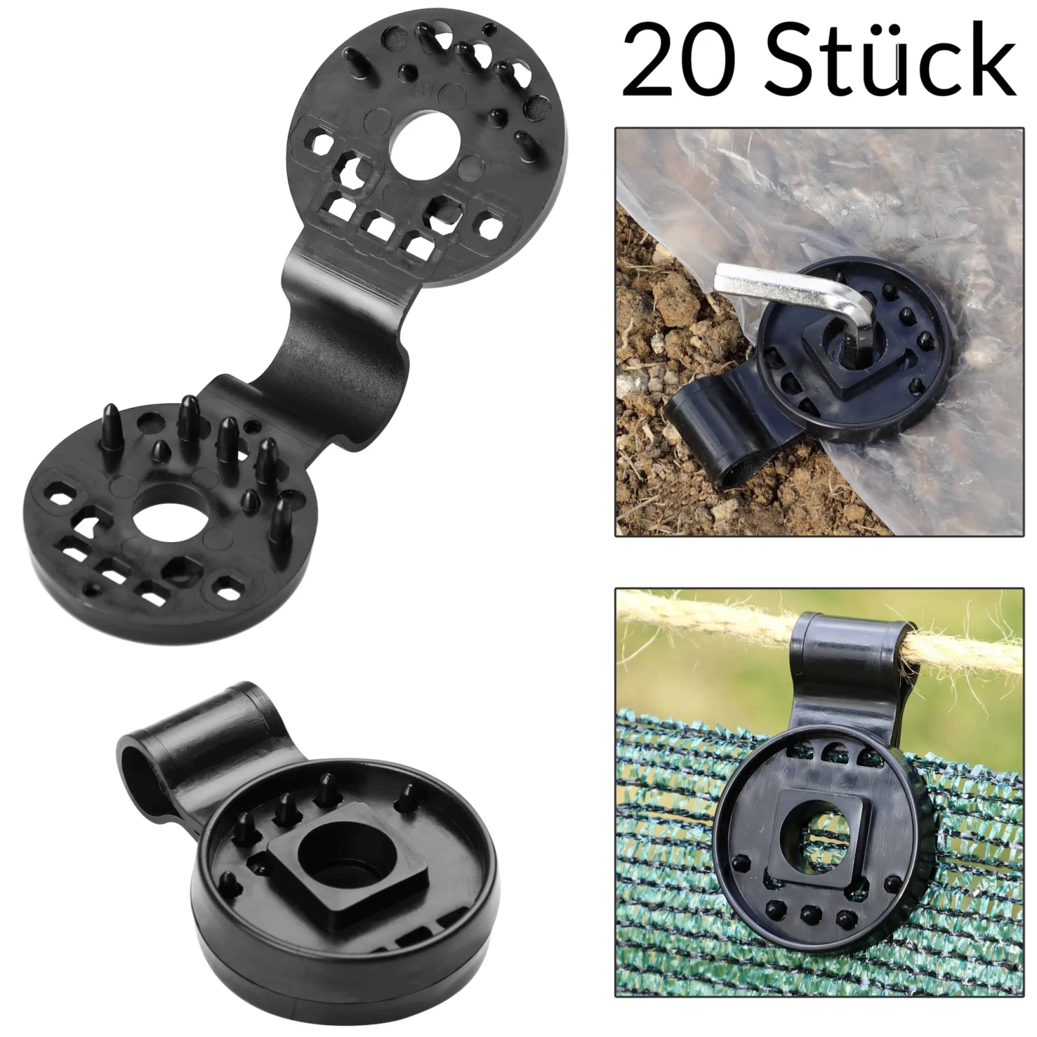 Befestigungsclips 20er-Set 1 Befestigungsclips 20er-Set