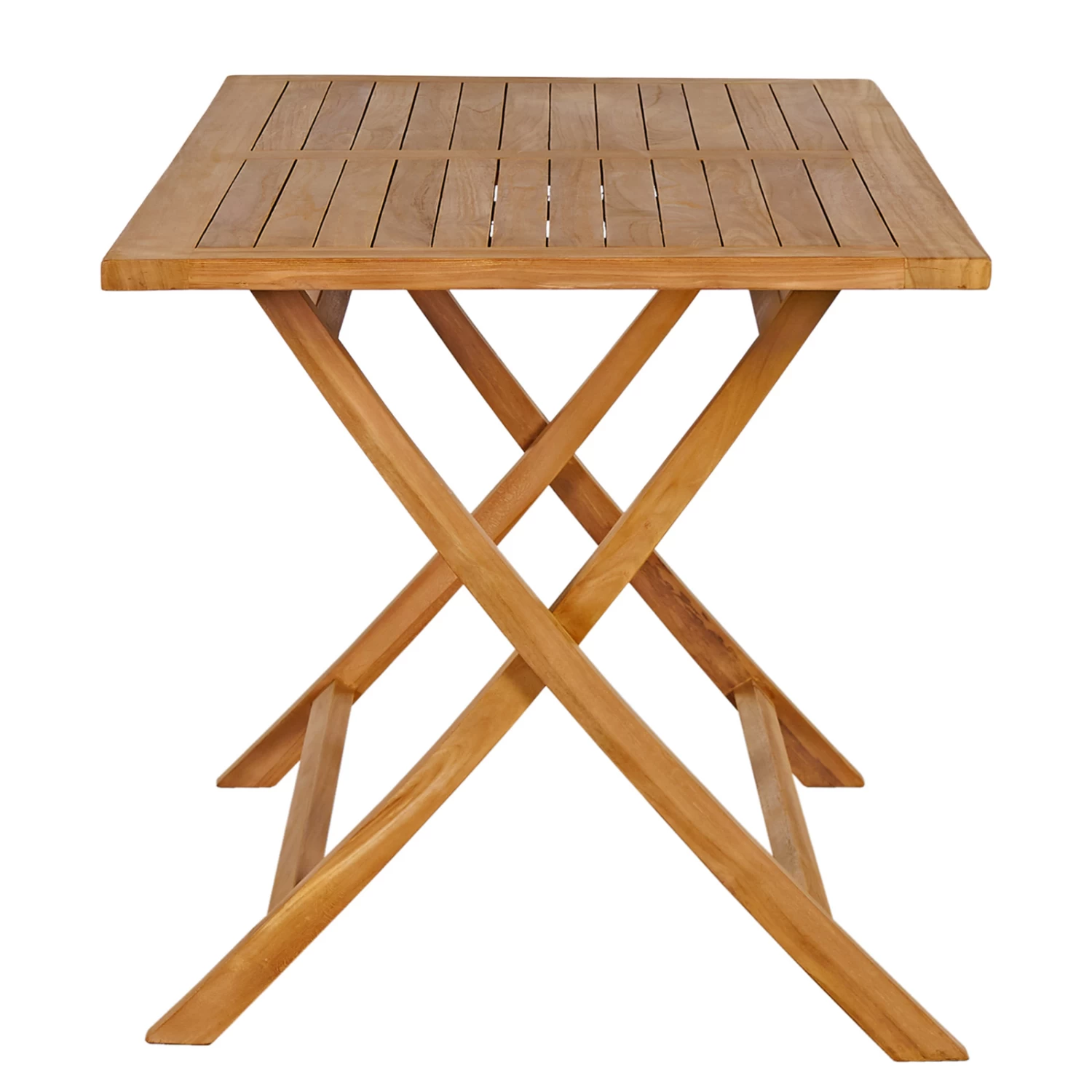 Gartentisch Bari Teakholz 125x60x75cm Klappbar 7 Gartentisch Bari Teakholz 125x60x75cm Klappbar – Bild 7