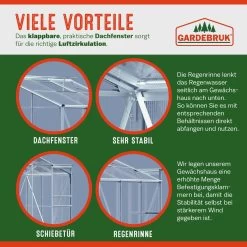 Alu Beistellgewächshaus 190x122x202cm Mit Fundament 29 Alu Beistellgewächshaus 190x122x202cm Mit Fundament -Garten & Außenbereich 1966b54aea8f60d7f7d940b57f045acb 05 991464 on dts amz high de 1