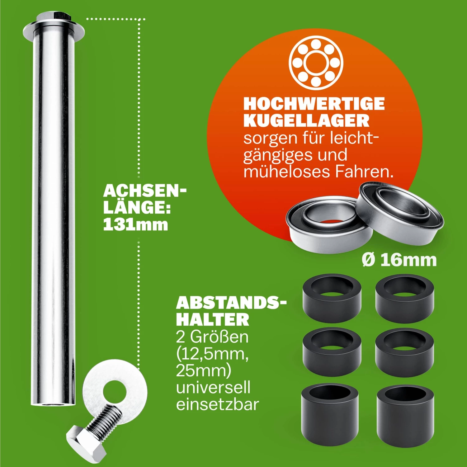 Schubkarrenrad Schwarz Luftbereift Inkl. Achse 6 Schubkarrenrad Schwarz Luftbereift Inkl. Achse – Bild 6