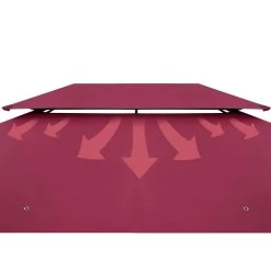 Pavillon Topas Bordeauxviolett 3x4m UV-Schutz 50+ 12 Pavillon Topas Bordeauxviolett 3x4m UV-Schutz 50+ -Garten & Außenbereich 22504edf9f761fbd6ba82198d5aa7fb0 de 994679d 2 1