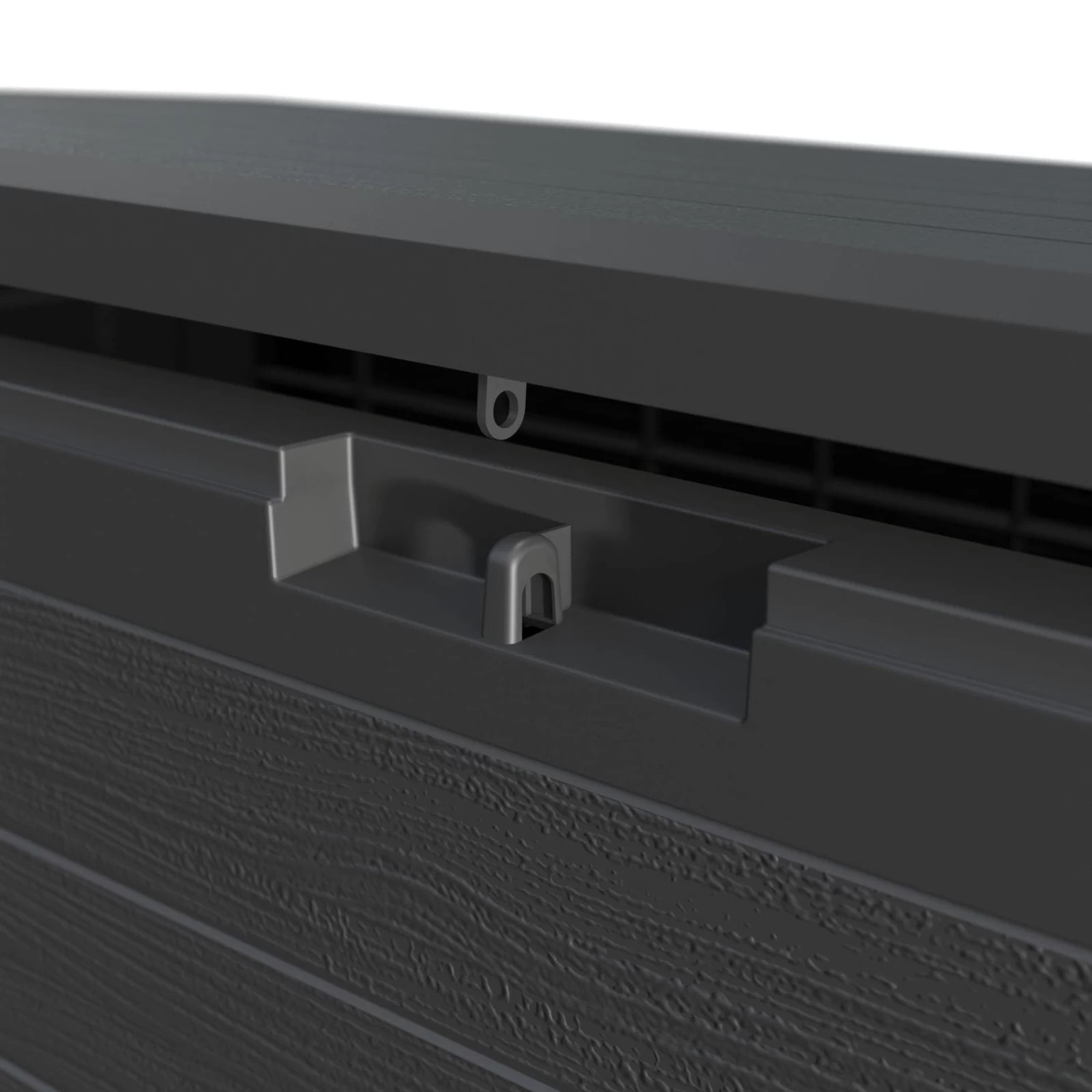 Auflagenbox Woody Anthrazit Holzoptik 280L 13 Auflagenbox Woody Anthrazit Holzoptik 280L – Bild 13