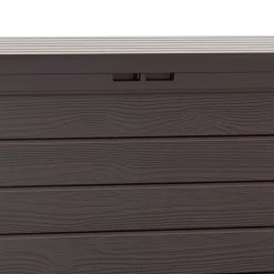 Auflagenbox Woody Braun Holzoptik 280L -Garten & Außenbereich 274721eb6f92950fbd0c4f721bd464d6 de 108492d 2 1