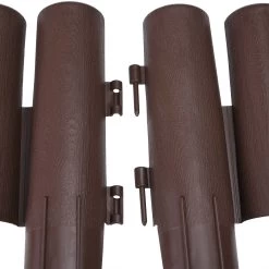 Beeteinfassung 4er-Set Braun 8,96m -Garten & Außenbereich 2831782ad54afba18b23269b1b5cf660 de 106060d 2 1 4