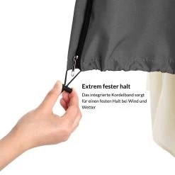 Abdeckung Ampelschirm Anthrazit 3,5m Reißverschluss -Garten & Außenbereich 2a837036f6d111f1c36f0eb84da6d251 de 102714d 4 1