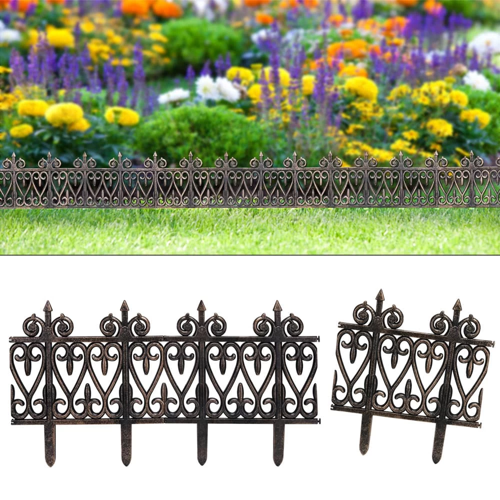 Beeteinfassung 4er-Set Messingoptik 7,60m 1 Beeteinfassung 4er-Set Messingoptik 7,60m