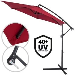 Ampelschirm Rot Alu Ø300cm UV-Schutz 50+ + Abdeckung 15 Ampelschirm Rot Alu Ø300cm UV-Schutz 50+ + Abdeckung -Garten & Außenbereich 2acf8e446237cff5ba18f5e0251ecc2d de 104079g 1