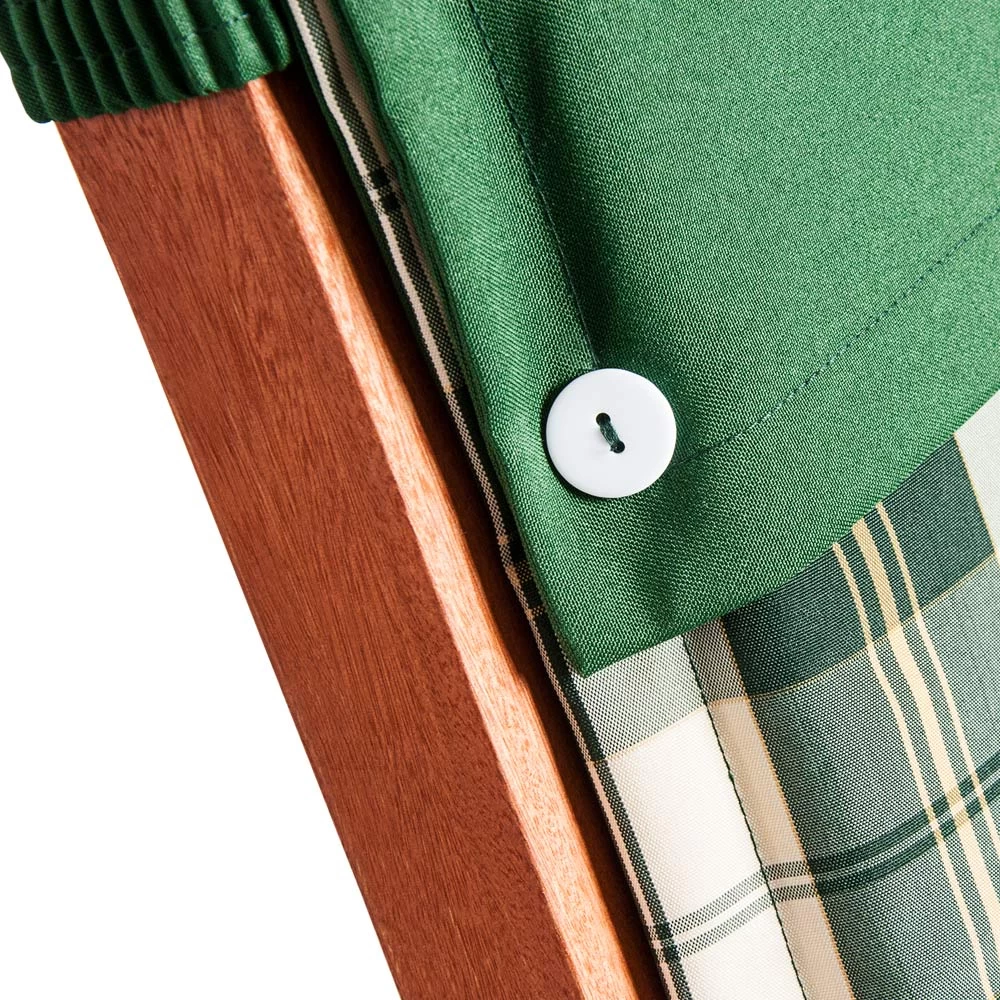 Auflage 6er-Set Vanamo Grün/Weiß Kariert 120x45x5cm 3 Auflage 6er-Set Vanamo Grün/Weiß Kariert 120x45x5cm – Bild 3