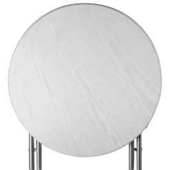 Stehtisch 2er-Set Weiß Holzdekor Ø60cm Klappbar -Garten & Außenbereich 2ced23ab4b44509762d92cdc4757133e de 108092d 3 1 1