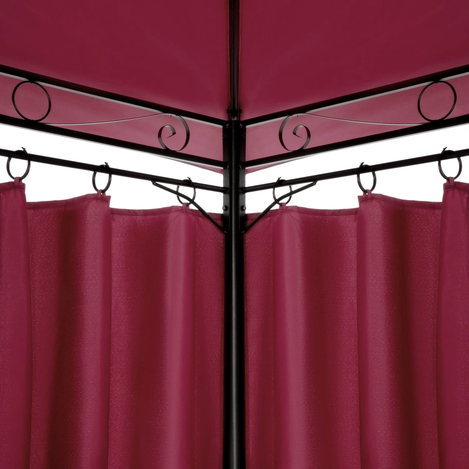 Pavillon Topas Bordeauxviolett 3x4m UV-Schutz 50+ 6 Pavillon Topas Bordeauxviolett 3x4m UV-Schutz 50+ – Bild 6