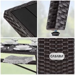 Polyrattan Gartentisch Takeo Braun 190x90x75cm WPC -Garten & Außenbereich 330bdbdcfa5012e5d1a0e32ef4ee4d8c de 995689d 07 1