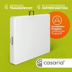 Buffettisch Weiß Kunststoff 183x76cm Klappbar -Garten & Außenbereich 331a22b14647c329fe43e48529867026 06 100082 on dts amz high de 1