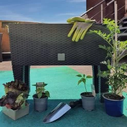 Hochbeet 2er-Set Polyrattanoptik Anthrazit 60x25x46cm -Garten & Außenbereich 383f01047d440da2d1597e7a44a3f61a de 108518d 6 3 1 1