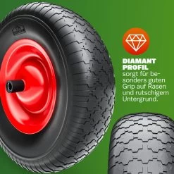 Schubkarrenrad Schwarz PU-Schaum Inkl. Achse -Garten & Außenbereich 399df84c9ddf3bfd7029e18281bbea25 05 109115 on dts web low de