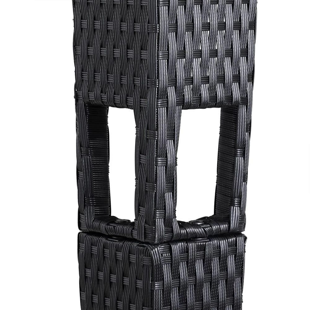 Polyrattan Pavillon Anthrazit 3x4m 9 Polyrattan Pavillon Anthrazit 3x4m – Bild 9