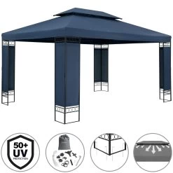 Pavillon Elda Blau XXL 3x4m 10 Pavillon Elda Blau XXL 3x4m -Garten & Außenbereich 3b7d27d62fabffac3c6d51877b99ec3b de 994670g 1 1