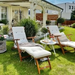 Sonnenliege Queen Mary 2er-Set Akazienholz 169x54x95cm -Garten & Außenbereich 3e588ee78e318fe84c1641a4f21c1d85 de 990247d 2 1