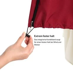 Abdeckung Ampelschirm Sonnenschirm Rot 3m -Garten & Außenbereich 405b0a5aa39eee67013104c182edca75 de 102711d 4 1