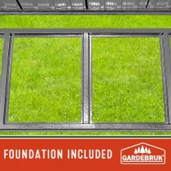 Geräteschuppen Grün Metall 257x205x177,5cm -Garten & Außenbereich 40878e4791708a1505987597afc3f81c uk 990744d 29 1