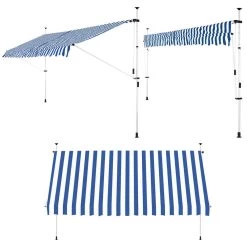 Klemmmarkise Blau/Weiß 200cm 13 Klemmmarkise Blau/Weiß 200cm -Garten & Außenbereich 42e77bb21c6dd59544fa1d0c36ec8707 de 108275d 3 1