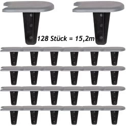 Beeteinfassung 4er-Set Grau 15,2m -Garten & Außenbereich 468ab21b7ef86a5fd23203e9e762ce58 a de 994467g 1