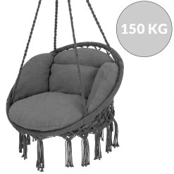 Hängesessel Anthrazit 80x60x140cm -Garten & Außenbereich 4863f19624b27eddced2937747c745f1 de 109255d 10 1 1