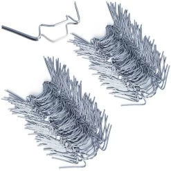 Gewächshausklammern 100er-Set Edelstahl