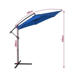 Ampelschirm Blau Alu Ø330cm UV-Schutz 50+ -Garten & Außenbereich 4aa3934888c3f14c14bbd612722ddc83 de 104084d 10 1