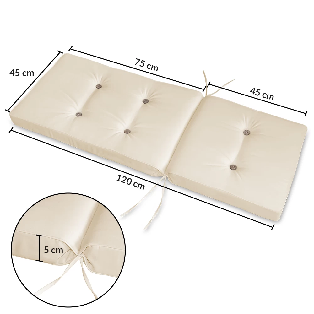 Stuhlauflage 6er-Set Creme Für Hochlehner Vanamo 6 Stuhlauflage 6er-Set Creme Für Hochlehner Vanamo – Bild 6