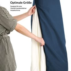 Abdeckung Ampelschirm Sonnenschirm Blau 3,5m 15 Abdeckung Ampelschirm Sonnenschirm Blau 3,5m -Garten & Außenbereich 50fda47d562fd6ae7025c6a419938785 de 102715d 7 1