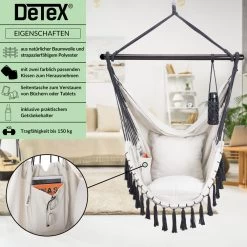 Hängesessel Creme 170x100x150cm 12 Hängesessel Creme 170x100x150cm -Garten & Außenbereich 512358898c35be172dfcecc0187b498f 555