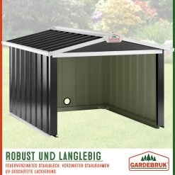 Mähroboter Garage Anthrazit Metall 86x100x63cm -Garten & Außenbereich 51d0851061eb0ef24207e26ff9a50e0b de 109174d 10 1