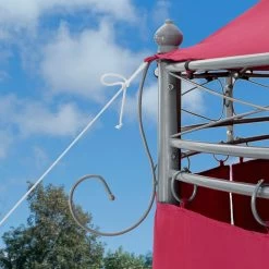 Pavillon Toscana Bordeauxviolett Ø3,5m UV-Schutz 50+ -Garten & Außenbereich 52b2dd678ba8bed1ba2349d39324f3ff de 994674d 9 1