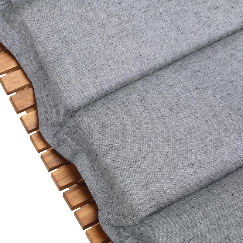 Auflage Saunaliege Grau Meliert 183x56x7cm 4 Auflage Saunaliege Grau Meliert 183x56x7cm – Bild 4