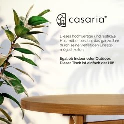 Stehtisch Akazienholz Ø80cm Klappbar -Garten & Außenbereich 5a8ba62108c67803092f54d26f415b1d 8