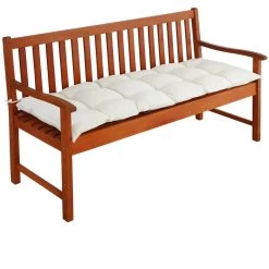 Bankauflage Creme 145x45x8cm