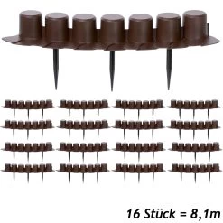 Beeteinfassung 2er-Set Braun 8,1m -Garten & Außenbereich 5db81708cf24016789afa53a5cf8dee5 a de 993003g 1