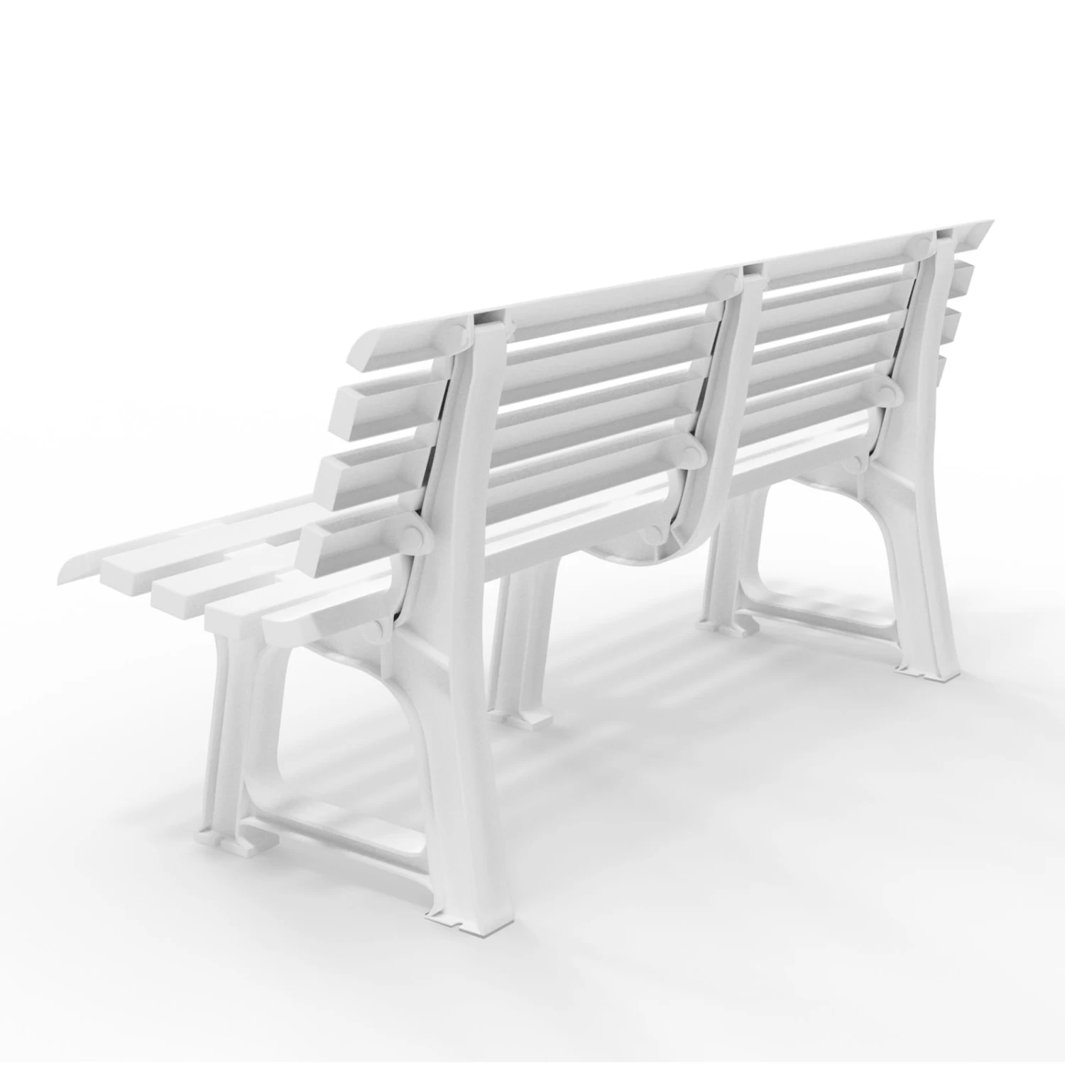 Gartenbank Orchidea Weiß 145x49x74cm 9 Gartenbank Orchidea Weiß 145x49x74cm – Bild 9