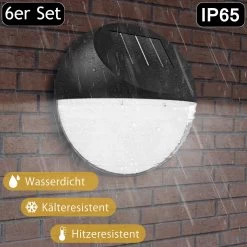 LED Solarwandleuchte 6er-Set Ø11cm -Garten & Außenbereich 5f9590499e2b139ea78f8176035c47fc de 104176d 3 1 1
