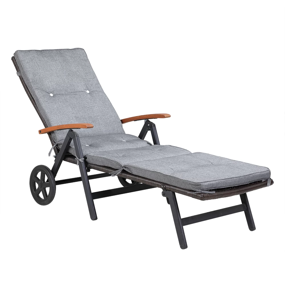 Auflage Tami Sun Grau Meliert 194x55x5cm 6 Auflage Tami Sun Grau Meliert 194x55x5cm – Bild 6